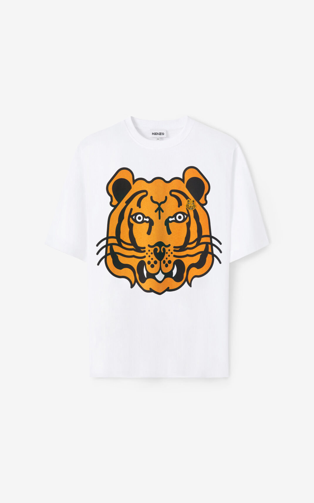 Kenzo K Tiger oversized Majice Muške - Bijele - Hrvatska OUEDQL142